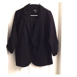 Torrid Ruched sleeve ponte jacket size 2